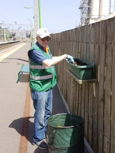 Terry at Bletchley station